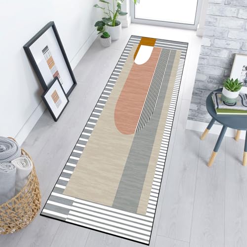 Teppich Läufer rutschfest 40 x 260 cm rutschfest Waschbar Lang Küchenteppich Läufer Polyester, Kurzflor, Anpassbar, Leicht zu Reinige für Eingang, Esszimmer, D Teppich Läufer rutschfest 40 x 260 cm rutschfest Waschbar Lang Küchenteppich Läufer Polyester, Kurzflor, Anpassbar, Leicht zu Reinige für Eingang, Esszimmer, D von SUNLIMEI