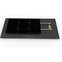 Ziegeldach-Halterung für 4 Solarmodule - Sunlit von SUNLIT