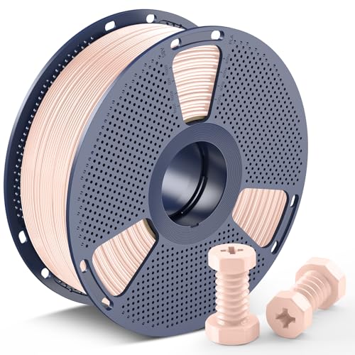 SUNLU High Speed ABS Filament, Rapid 350mm/s 3D Drucker Filament 1.75mm, Hitzebeständigkeit, Hervorragende Zähigkeit, Schnelles Drucken, Kompatibel mit 99% FDM-3D-Druckern, 1KG Spool(Beige) von SUNLU