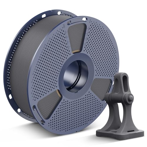SUNLU High Speed PLA+2.0 Filament 1.75mm, Sehr Flüssige Rapid 3D Drucker Filament PLA Plus 2.0, Hohe Geschwindigkeit PLA+2.0 Entwickelt für Schnelles 3D Drucken. (1KG Grau) von SUNLU