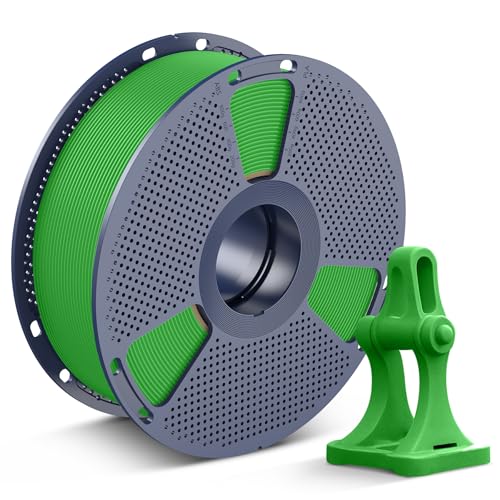 SUNLU High Speed PLA+2.0 Filament 1.75mm, Sehr Flüssige Rapid 3D Drucker Filament PLA Plus 2.0, Hohe Geschwindigkeit PLA+2.0 Entwickelt für Schnelles 3D Drucken. (1KG Grün) von SUNLU
