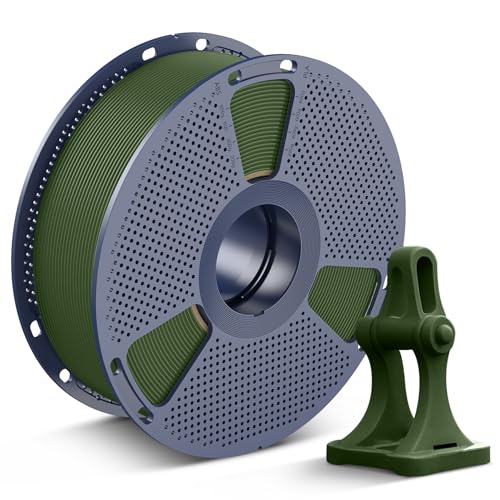 SUNLU High Speed PLA+2.0 Filament 1.75mm, Sehr Flüssige Rapid 3D Drucker Filament PLA Plus 2.0, Hohe Geschwindigkeit PLA+2.0 Entwickelt für Schnelles 3D Drucken. (1KG Grün) von SUNLU