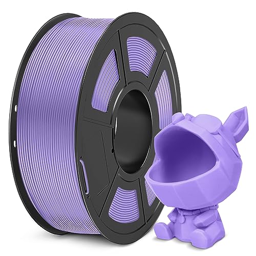 SUNLU Meta PLA Filament 1.75 mm, Hohe Zähigkeit, Bessere Liquidität PLA Filament für Schnelleren 3D-Druck, Maßgenauigkeit +/- 0,02 mm, 1 KG Spule,Taro Lila von SUNLU