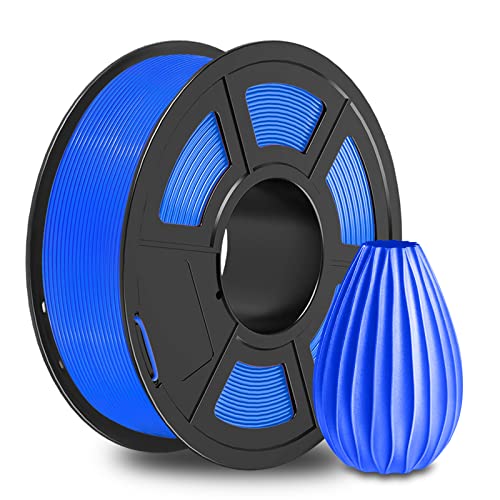 SUNLU PETG Filament 1,75 mm mit SUNLU Upgrade 1 kg Rolle, Maßgenauigkeit +/- 0,02 mm, für die meisten FDM 3D Drucker, Blau von SUNLU