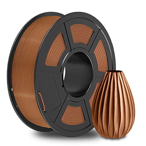 SUNLU PETG Filament 1,75 mm mit SUNLU Upgrade 1 kg Rolle, Maßgenauigkeit +/- 0,02 mm, für die meisten FDM 3D Drucker, Kaffee von SUNLU