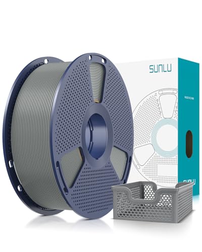 SUNLU PLA Plus 2.0 Schnelles 3D Drucker Filament 1.75mm, Upgrade PLA+ Filament für Schnelldruck (50-600mm/s), Höhere Zähigkeit & Schichthaftung, ±0.02mm Präzision, 1kg Spule (Grau) SUNLU PLA Plus 2.0 Schnelles 3D Drucker Filament 1.75mm, Upgrade PLA+ Filament für Schnelldruck (50-600mm/s), Höhere Zähigkeit & Schichthaftung, ±0.02mm Präzision, 1kg Spule (Grau) von SUNLU
