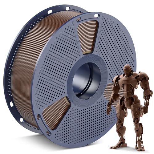 SUNLU PLA Filament 1.75mm, 3D Drucker Filament PLA 1.75mm +/- 0,02mm, Einfach zu Verwenden, Anfängerfreundlich, Passend Für Sie Meisten FDM 3D Drucker, 1KG Spule. (Kaffeebraun) von SUNLU