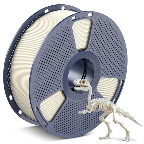 SUNLU PLA Filament 1.75mm, 3D Drucker Filament PLA 1.75mm +/- 0,02mm, Einfach zu Verwenden, Anfängerfreundlich, Passend Für Sie Meisten FDM 3D Drucker, 1KG Spule. (Knochenweiß) von SUNLU