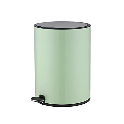 Kreativer Mülleimer aus Edelstahl mit Fußpedal für Haushalt, Badezimmer, Schlafzimmer, Fußabdeckung in hochwertiger Qualität, optionale Größe (Farbe: J, 8 l/2,1 Gallonen) (a von SUNMME
