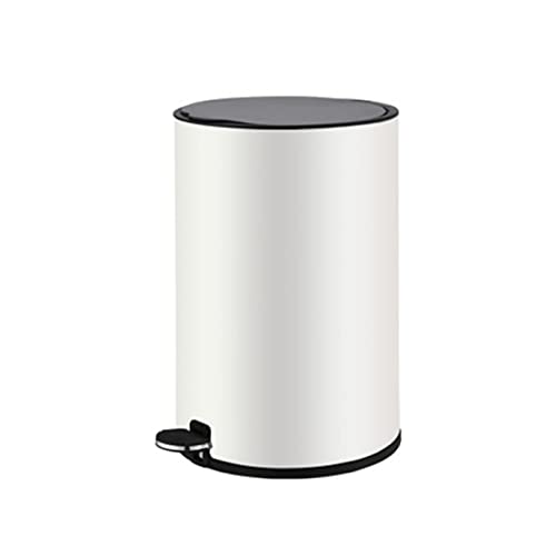 Kreativer Mülleimer aus Edelstahl mit Fußpedal für Haushalt, Badezimmer, Schlafzimmer, Fußabdeckung in hochwertiger Qualität, optionale Größe (Farbe: J, 8 l/2,1 Gallonen) (g von SUNMME