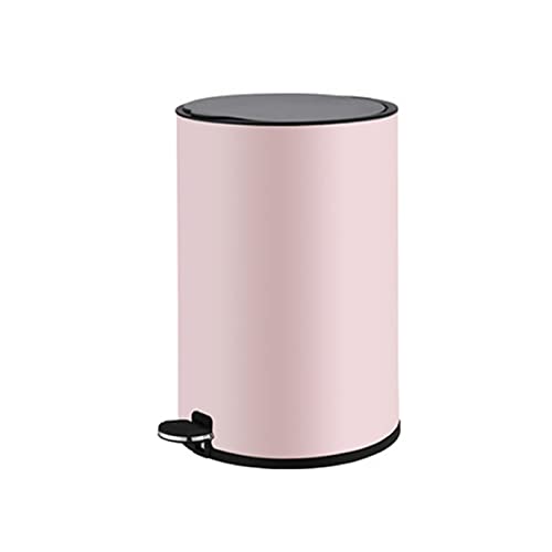 Kreativer Mülleimer aus Edelstahl mit Fußpedal für Haushalt, Badezimmer, Schlafzimmer, Fußabdeckung in hochwertiger Qualität, optionale Größe (Farbe: J, 8 l/2,1 Gallonen) (i von SUNMME