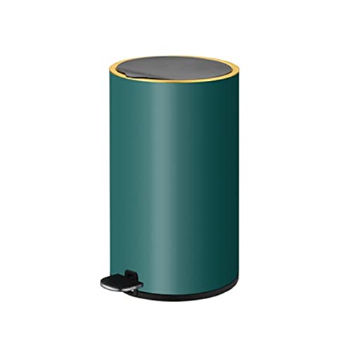 Kreativer Mülleimer aus Edelstahl mit Fußpedal für Haushalt, Badezimmer, Schlafzimmer, Fußabdeckung in hochwertiger Qualität, optionale Größe (Farbe: J 8 l/2,1 Gallonen) (c 12 l/3,1 von SUNMME