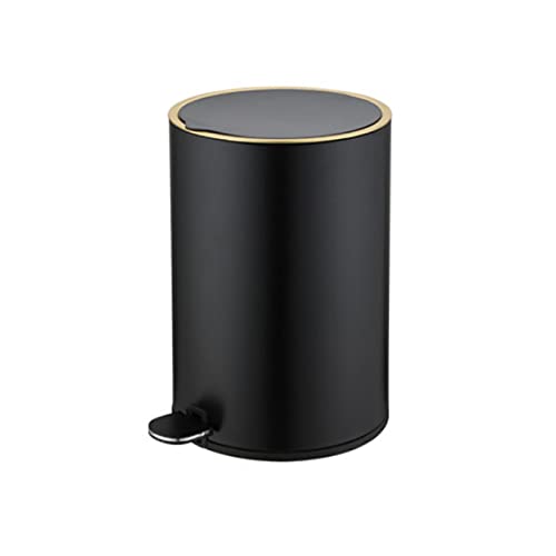 Kreativer Mülleimer aus Edelstahl mit Fußpedal für Haushalt, Badezimmer, Schlafzimmer, Fußabdeckung in hochwertiger Qualität, optionale Größe (Farbe: J 8 l/2,1 Gallonen) (f 12 l/3,1 von SUNMME