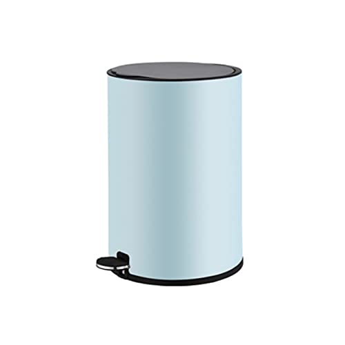 Kreativer Mülleimer aus Edelstahl mit Fußpedal für Haushalt, Badezimmer, Schlafzimmer, Fußabdeckung in hochwertiger Qualität, optionale Größe (Farbe: J 8 l/2,1 Gallonen) (j 12 l/3,1 von SUNMME