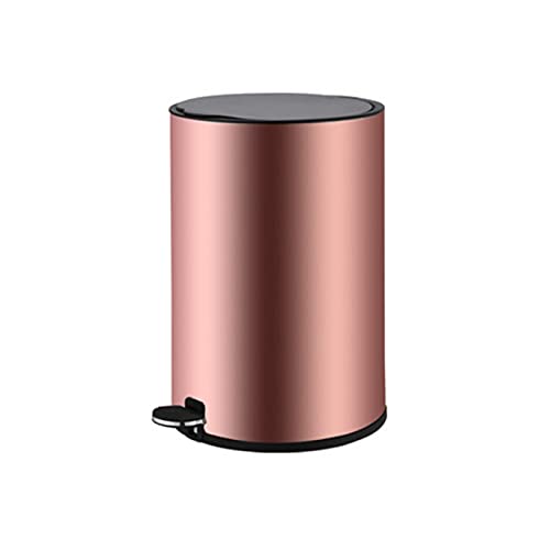 Kreativer Mülleimer aus Edelstahl mit Fußpedal für Haushalt, Badezimmer, Schlafzimmer, Fußabdeckung in hochwertiger Qualität, optionale Größe (Farbe: J 8 l/2,1 Gallonen) (k 12 l/3,1 von SUNMME