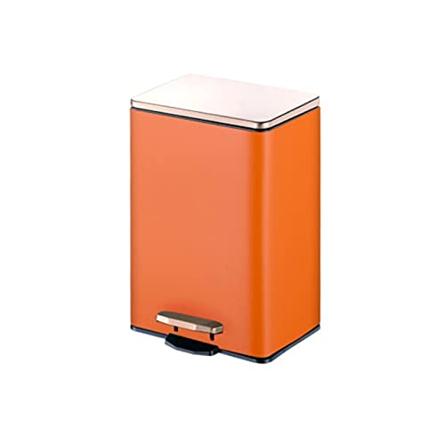 SUNMME Korb Müll Müllcontainer für Bad (Farbe: Orange Größe 21 l/5,5 Gallonen) (Orange 12 l/3,1 von SUNMME