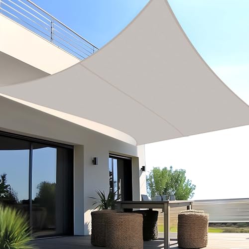 SUNNY GUARD Sonnensegel Wasserdicht 3x4m Rechteckig Sonnenschutz Wetterschutz Segel Baldachin UV Schutz für Balkon Terrasse Garten, Tuape von SUNNY GUARD