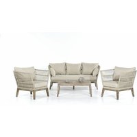Lounge Sofa Set Astoria sandfarben Loungemöbel & Sitzgruppen - Sunny Smart von SUNNY SMART