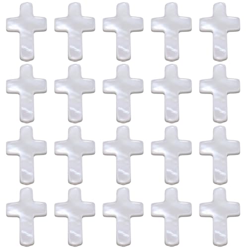 SUNNYCLUE 1 B0X 60 Stück 10mm Kreuzperlen Weiße Kreuzperle Natürliche Muschel Süßwasser Ostern Urlaub Ozean Sommer Kleines Kruzifix Abstandshalter Lose Perlen Zur Schmuckherstellung Für Halsketten Arm SUNNYCLUE 1 B0X 60 Stück 10mm Kreuzperlen Weiße Kreuzperle Natürliche Muschel Süßwasser Ostern Urlaub Ozean Sommer Kleines Kruzifix Abstandshalter Lose Perlen Zur Schmuckherstellung Für Halsketten Arm von SUNNYCLUE