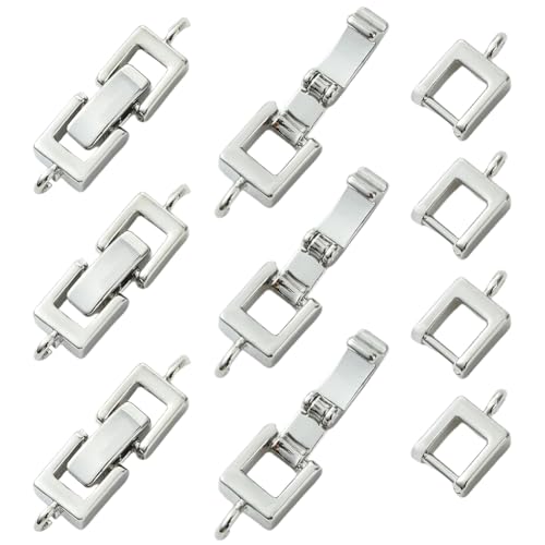 SUNNYCLUE 1 Box 10 Stück Faltschließe Für Armbänder Silberfarben Faltschließe Aus Messing Kleine Plattierte Faltschließe Verlängerung Reparaturglieder Für Armbänder Halsketten Schmuckherstellung Baste SUNNYCLUE 1 Box 10 Stück Faltschließe Für Armbänder Silberfarben Faltschließe Aus Messing Kleine Plattierte Faltschließe Verlängerung Reparaturglieder Für Armbänder Halsketten Schmuckherstellung Baste von SUNNYCLUE