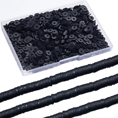 SUNNYCLUE 1 Box 1000 Stück + Schwarze Tonperlen Tonperlen 8 mm Tonperlen Großmasse Heishi Tonperlen Heishi Tonperlen Nachfüllton Polymerperlen Spacer Lose Perlen Für Die Schmuckherstellung DIY Armbän SUNNYCLUE 1 Box 1000 Stück + Schwarze Tonperlen Tonperlen 8 mm Tonperlen Großmasse Heishi Tonperlen Heishi Tonperlen Nachfüllton Polymerperlen Spacer Lose Perlen Für Die Schmuckherstellung DIY Armbän von SUNNYCLUE