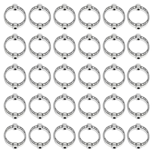 SUNNYCLUE 1 Box 120 Stück Perlenrahmen 10 mm Runder Perlenrahmen Großpackung Antike Silberlegierung Tibetischer Stil Hohle Runde Perlenrahmen Metallanhänger Für Die Schmuckherstellung Zubehör DIY Armb SUNNYCLUE 1 Box 120 Stück Perlenrahmen 10 mm Runder Perlenrahmen Großpackung Antike Silberlegierung Tibetischer Stil Hohle Runde Perlenrahmen Metallanhänger Für Die Schmuckherstellung Zubehör DIY Armb von SUNNYCLUE