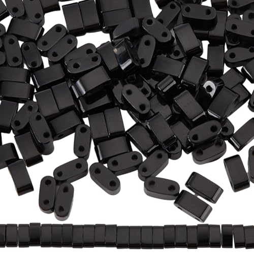 SUNNYCLUE 1 Box 140 Stück Tila Perlen Rocailles Perlen Mit Zwei Löchern Mini Klein Undurchsichtig Rechteckig Schwarzer Onyx Edelstein Flach 2 Loch Japanische Halbschliff Abstandsperle Für Die Schmuckh SUNNYCLUE 1 Box 140 Stück Tila Perlen Rocailles Perlen Mit Zwei Löchern Mini Klein Undurchsichtig Rechteckig Schwarzer Onyx Edelstein Flach 2 Loch Japanische Halbschliff Abstandsperle Für Die Schmuckh von SUNNYCLUE