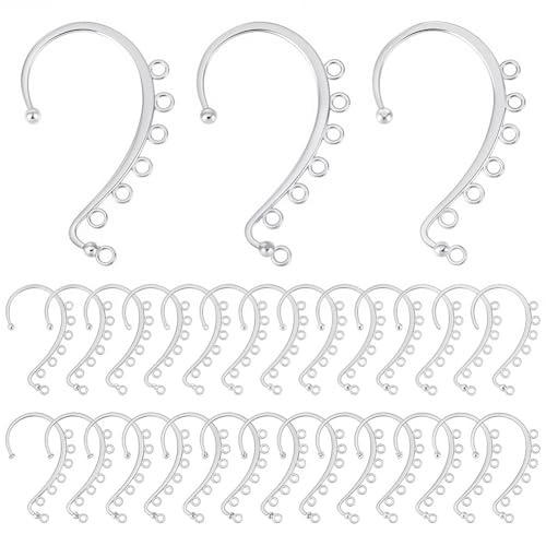 SUNNYCLUE 1 Box 30 Stück Wrap Ohrringzubehör Ohrmanschetten Ohrringe Silber Ohrringmanschetten Bulk Clip On Ohrmanschetten Ohrringe Ohrwickel Für Die Schmuckherstellung Zubehör DIY Ohrhänger Basteln F SUNNYCLUE 1 Box 30 Stück Wrap Ohrringzubehör Ohrmanschetten Ohrringe Silber Ohrringmanschetten Bulk Clip On Ohrmanschetten Ohrringe Ohrwickel Für Die Schmuckherstellung Zubehör DIY Ohrhänger Basteln F von SUNNYCLUE