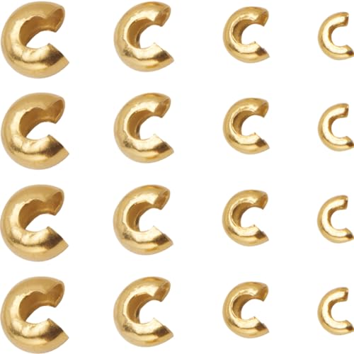 SUNNYCLUE 1 Box 80 Stück 3 mm 4 mm 5 mm 6 mm Edelstahl Quetschperlenabdeckungen Gold Quetschperlen Knotenabdeckungen Kleine Offene Seite Halbrunde Endkappen Metallabstandshalterperlen Für Die Schmuckh SUNNYCLUE 1 Box 80 Stück 3 mm 4 mm 5 mm 6 mm Edelstahl Quetschperlenabdeckungen Gold Quetschperlen Knotenabdeckungen Kleine Offene Seite Halbrunde Endkappen Metallabstandshalterperlen Für Die Schmuckh von SUNNYCLUE