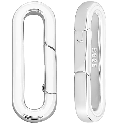 SUNNYCLUE 1 Box Mit 2 Metall Federverschlüssen Feder Schnapphaken Mini Karabinerhaken Aus Sterlingsilber Spaltringe Schlüsselanhängerschnalle Zur Schmuckherstellung Armbänder Taschen Geldbörsen Handta SUNNYCLUE 1 Box Mit 2 Metall Federverschlüssen Feder Schnapphaken Mini Karabinerhaken Aus Sterlingsilber Spaltringe Schlüsselanhängerschnalle Zur Schmuckherstellung Armbänder Taschen Geldbörsen Handta von SUNNYCLUE