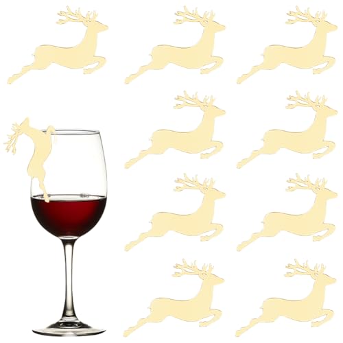 SUNNYCLUE 1 Box Mit 20 Weinglasmarkern Goldene Trinkglasanhänger Blanko Weihnachtliche Hirschform Acryl Zum Anklipsen von Weinglasanhängern Identifikation Für Hochzeit Geburtstag Feiertagsparty Dekora SUNNYCLUE 1 Box Mit 20 Weinglasmarkern Goldene Trinkglasanhänger Blanko Weihnachtliche Hirschform Acryl Zum Anklipsen von Weinglasanhängern Identifikation Für Hochzeit Geburtstag Feiertagsparty Dekora von SUNNYCLUE