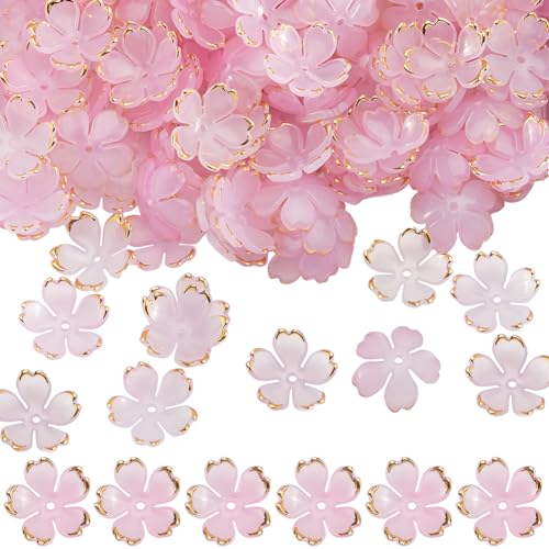 SUNNYCLUE 1 Box Mit 200 Blumenperlenkappen Florale Abstandsperlen Rosa Acryl Kirschblüte Sakurass Frühling 5 Blättrige Blumen Mit Farbverlauf Perlen In Großpackung Für Die Schmuckherstellung Armbänder SUNNYCLUE 1 Box Mit 200 Blumenperlenkappen Florale Abstandsperlen Rosa Acryl Kirschblüte Sakurass Frühling 5 Blättrige Blumen Mit Farbverlauf Perlen In Großpackung Für Die Schmuckherstellung Armbänder von SUNNYCLUE