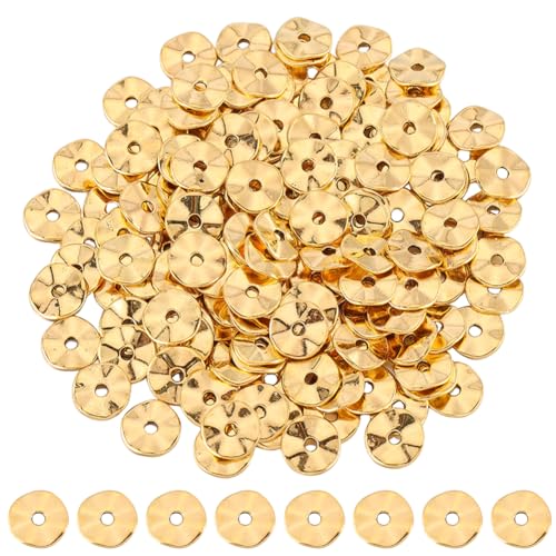SUNNYCLUE 1 Box Mit 200 Stück Gewellten Scheiben Abstandsperlen Flache Runde Goldene Abstandsperlen Im Tibetischen Stil Legierung Aus Goldenem Metall Flache Scheiben Abstandsperlen Zur Schmuckherstell SUNNYCLUE 1 Box Mit 200 Stück Gewellten Scheiben Abstandsperlen Flache Runde Goldene Abstandsperlen Im Tibetischen Stil Legierung Aus Goldenem Metall Flache Scheiben Abstandsperlen Zur Schmuckherstell von SUNNYCLUE