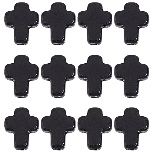 SUNNYCLUE 1 Box Mit 200 Stück Kreuzperlen Kleine Schwarze Synthetische Türkisfarbene Steinperlen Mini Winzig Kreuz Charms Perlen Kruzifix Perlen Taschenkreuze In Großen Mengen Lose Abstandsperlen Für SUNNYCLUE 1 Box Mit 200 Stück Kreuzperlen Kleine Schwarze Synthetische Türkisfarbene Steinperlen Mini Winzig Kreuz Charms Perlen Kruzifix Perlen Taschenkreuze In Großen Mengen Lose Abstandsperlen Für von SUNNYCLUE