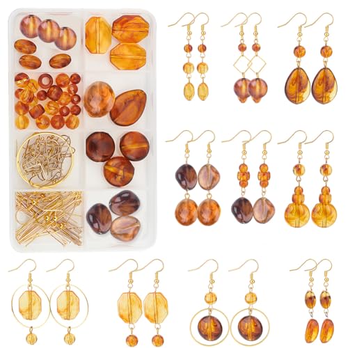 SUNNYCLUE 1 Schachtel DIY 10 Paar Tropfenperlen Acryl-Bernsteinperlen Für Die Herstellung von Ohrringen Kit Flach Rund SandHellbraun Oval Schokoladen-Acrylperlen Starter Anfänger DIY Handwerk Erwachse SUNNYCLUE 1 Schachtel DIY 10 Paar Tropfenperlen Acryl-Bernsteinperlen Für Die Herstellung von Ohrringen Kit Flach Rund SandHellbraun Oval Schokoladen-Acrylperlen Starter Anfänger DIY Handwerk Erwachse von SUNNYCLUE