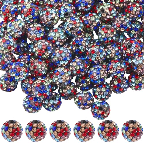 SUNNYCLUE 100 Stück 10mm Strass Perlen Discokugel Perlen Großpackung Bunte Polymer Ton Glas Mini Pflasteranhänger Kristall Diamant Edelsteine Abstandsstift Perlen Für Die Schmuckherstellung DIY Halske SUNNYCLUE 100 Stück 10mm Strass Perlen Discokugel Perlen Großpackung Bunte Polymer Ton Glas Mini Pflasteranhänger Kristall Diamant Edelsteine Abstandsstift Perlen Für Die Schmuckherstellung DIY Halske von SUNNYCLUE