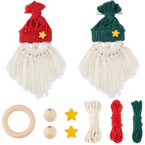 SUNNYCLUE 3 Set Weihnachts Makramee Sets Makramee Weihnachtsschmuck Sets Makramee Ornament Mit Anleitung Weihnachtsmann Makramee Set Für Anfänger Und Erwachsene DIY Wandbehang Dekor SUNNYCLUE 3 Set Weihnachts Makramee Sets Makramee Weihnachtsschmuck Sets Makramee Ornament Mit Anleitung Weihnachtsmann Makramee Set Für Anfänger Und Erwachsene DIY Wandbehang Dekor von SUNNYCLUE
