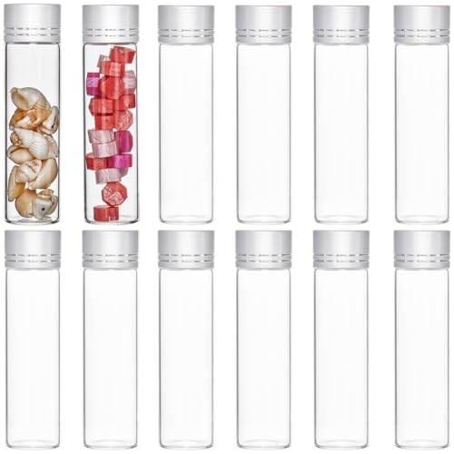 SUNNYCLUE 30 Stück Mini Glasflaschen Mit Aluminium Schraubdeckel 20 ml Kleine Klare Glasgefäße Versiegelte Glasflaschen Perlenbehälter Glasprobenfläschchen Mini Flaschen Für Hochzeitsgeschenke Partyge SUNNYCLUE 30 Stück Mini Glasflaschen Mit Aluminium Schraubdeckel 20 ml Kleine Klare Glasgefäße Versiegelte Glasflaschen Perlenbehälter Glasprobenfläschchen Mini Flaschen Für Hochzeitsgeschenke Partyge von SUNNYCLUE