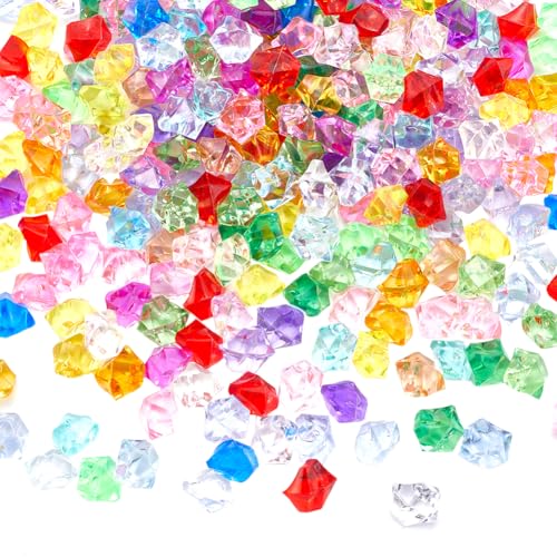 SUNNYCLUE 320 Stück Bunte Vasenfüller Acryl Edelstein Dekor Große Transparente Kleine Nuggets Kunstdiamanten Kristalle Eiswürfel Imitat Edelsteine Ohne Loch Für Party Zuhause Tisch Strand Tafelaufsätz SUNNYCLUE 320 Stück Bunte Vasenfüller Acryl Edelstein Dekor Große Transparente Kleine Nuggets Kunstdiamanten Kristalle Eiswürfel Imitat Edelsteine Ohne Loch Für Party Zuhause Tisch Strand Tafelaufsätz von SUNNYCLUE