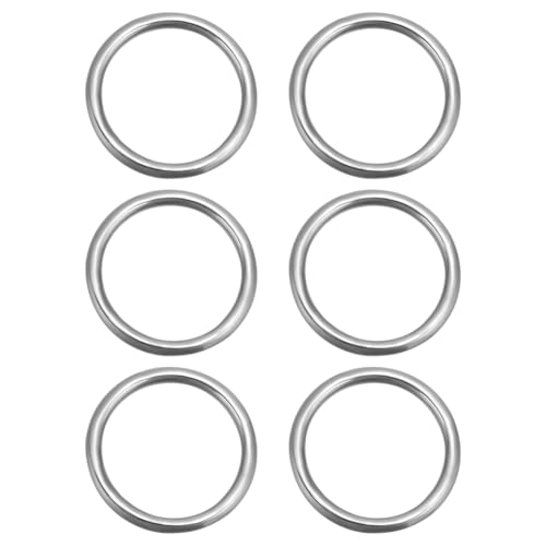SUNNYCLUE 6 nahtloser Metall O Ring Runde Metallringe Silberfarben 304 Edelstahl Tragkraft 264 Pfund Vielseitig Einsetzbar Robuste Hängeverbindungsringe Für Makramee Handtaschen Hundeleinen Gepäck Bas SUNNYCLUE 6 nahtloser Metall O Ring Runde Metallringe Silberfarben 304 Edelstahl Tragkraft 264 Pfund Vielseitig Einsetzbar Robuste Hängeverbindungsringe Für Makramee Handtaschen Hundeleinen Gepäck Bas von SUNNYCLUE