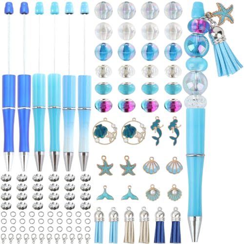 SUNNYCLUE DIY 12 Set Perlenstifte Set Mit Ozeanthema Perlenstifte Perlenstifte Set Muschel Meerjungfrau Perlenstift Großpackung Sommer Meer Hawaii Perlenstifte Für Lehrer Studenten von SUNNYCLUE