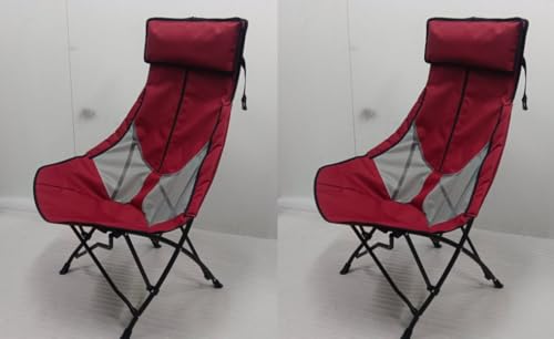 SUNNYFEEL Kompakter Klappstuhl rot 2er Set von SUNNYFEEL