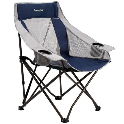 SUNNYFEEL Übergroßer Stuhl aus Netzstoff, Blau, 1 Stück von SUNNYFEEL