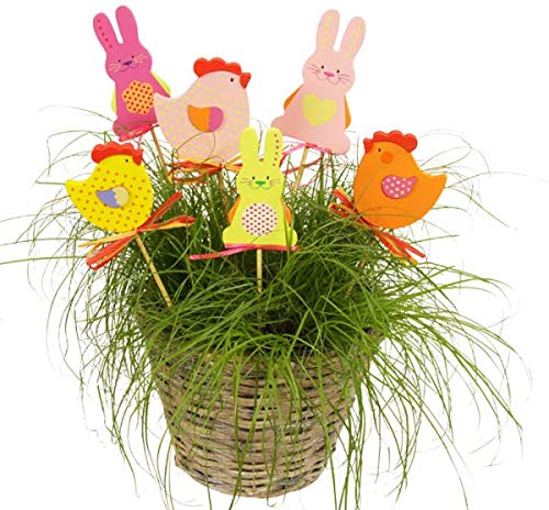 SUNNYSUE 101-80 - Holzstecker Häschengang, 6 teilig, Osterhase, Hase SUNNYSUE 101-80 - Holzstecker Häschengang, 6 teilig, Osterhase, Hase von SUNNYSUE