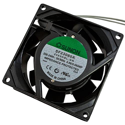 Lüfter 230V AC 14W 80x80x38mm 40,7m³/h 2400U/Min 40,7m³/h Sunon SF23080A2083HBL von Sunon