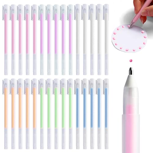 30PCS Schnell Trocknender Klebestift, Flüssiger Glue Pen, Schnelltrocknender Klebestifte für Sammelalbum, Schnelltrocknender Klebestift Pen, Scrapbook Klebestifte Kinder von SUNOYA