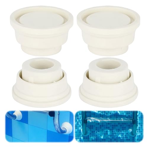 4 Stück Poolleiter Gummipuffer, Poolleitern Gummistopper, Gummipuffer Für Poolleiter, Schwimmbadleiter Stoßfängerschutz, Schwimmbadleiter Stoßstange Gummistopfen von SUNOYA