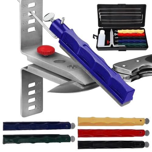 Messerschärfer Profi, Messerschärfsystem, Messerschleifer, Messerschärfsystem Kit, Messerschärfer mit Kontrolliertem Winkel, Profi Messerschärfer mit 5 Wetzsteinen, Schleifmittel-Haltesystem Messerschärfer Profi, Messerschärfsystem, Messerschleifer, Messerschärfsystem Kit, Messerschärfer mit Kontrolliertem Winkel, Profi Messerschärfer mit 5 Wetzsteinen, Schleifmittel-Haltesystem von SUNOYA