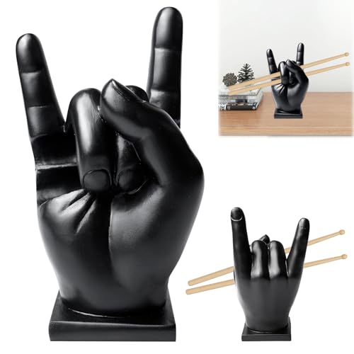 SUNOYA 2 Stück Drumstick Halter, Drumstick Halter Drumstick, Handskulptur Fingerstatuen, für Bücherregale Schreibtisch und Kaminsims Zu Hause Home Decoration SUNOYA 2 Stück Drumstick Halter, Drumstick Halter Drumstick, Handskulptur Fingerstatuen, für Bücherregale Schreibtisch und Kaminsims Zu Hause Home Decoration von SUNOYA