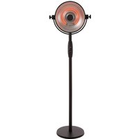 Sunred® Heizstrahler Retro schwarz 2100 w Halogenstrahler Standgerät stehend standing von SUNRED® HEAT SYSTEMS